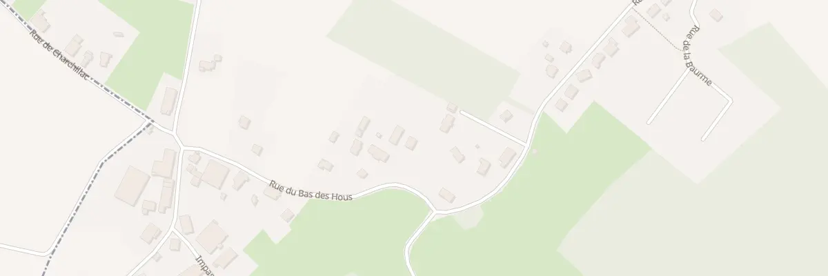 Plan du 28 Rue du Bas des Hous à Roset-Fluans