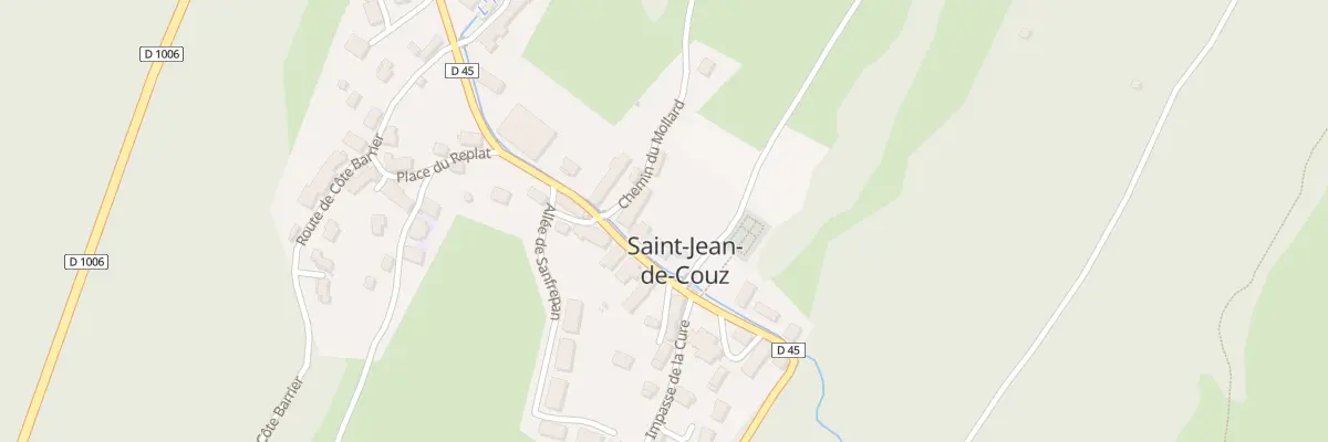 Plan du 5033 Saint Jean de Couz à Saint-Jean-de-Couz
