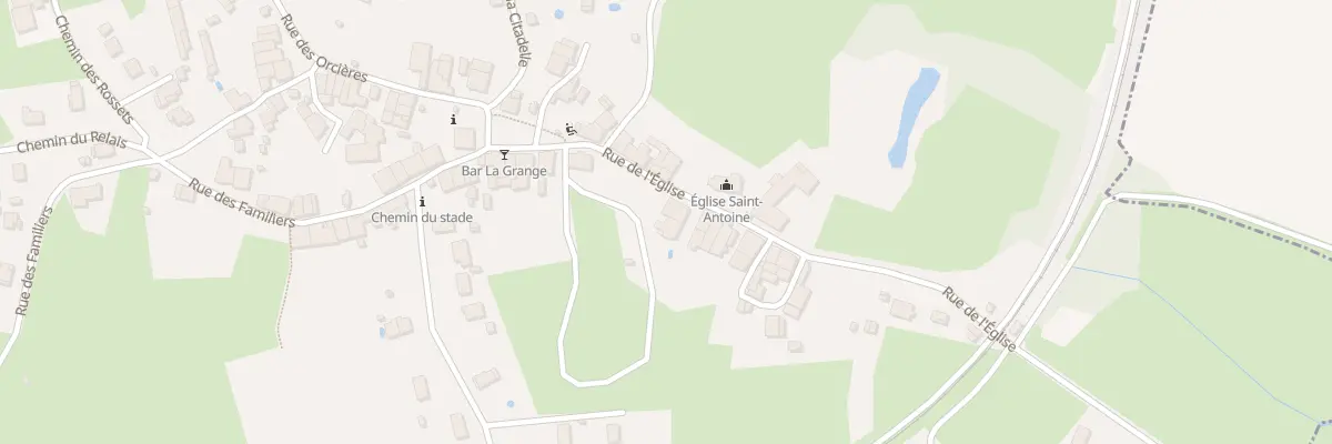 Plan du 2 Rue de l’Eglise à Aiglepierre
