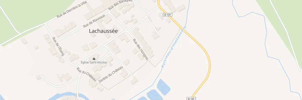 Plan du 13 Rue des Hongres à Lachaussée