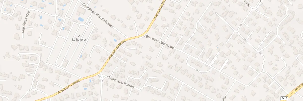 Plan du 481 Rue de la Courtaude à Six-Fours-les-Plages