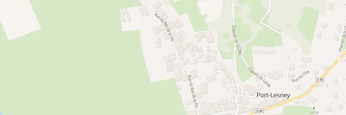 Plan du 15 Rue du Bas de la Fin à Port-Lesney