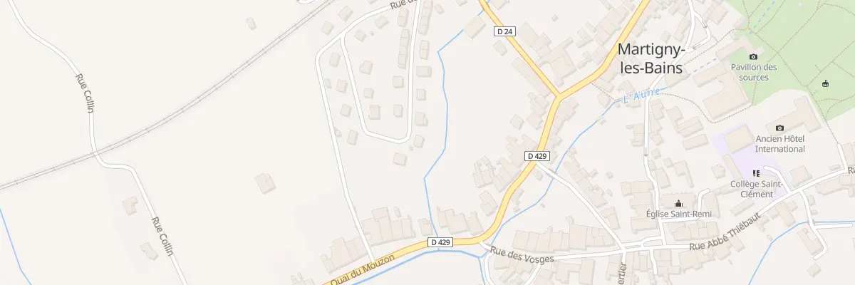 Plan du 24 Rue des Varennes à Martigny-les-Bains
