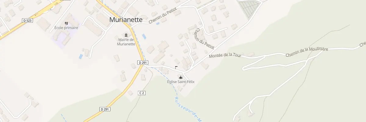 Plan du 89 Che de l’Église à Murianette