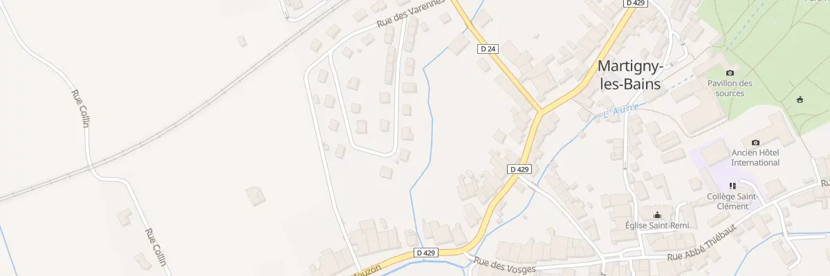 Plan du 26 Rue des Varennes à Martigny-les-Bains