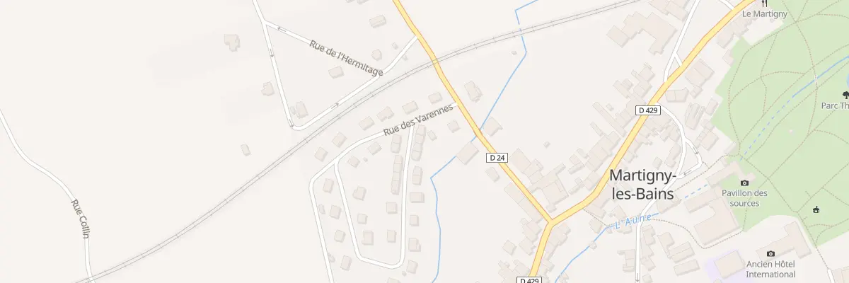 Plan du 40 Rue des Varennes à Martigny-les-Bains