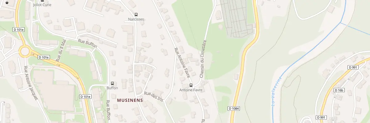 Plan du 690 Rue Antoine Favre à Valserhône
