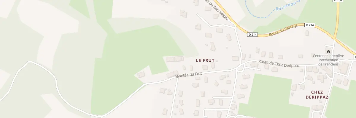 Plan du 172 Mte du Frut à Franclens