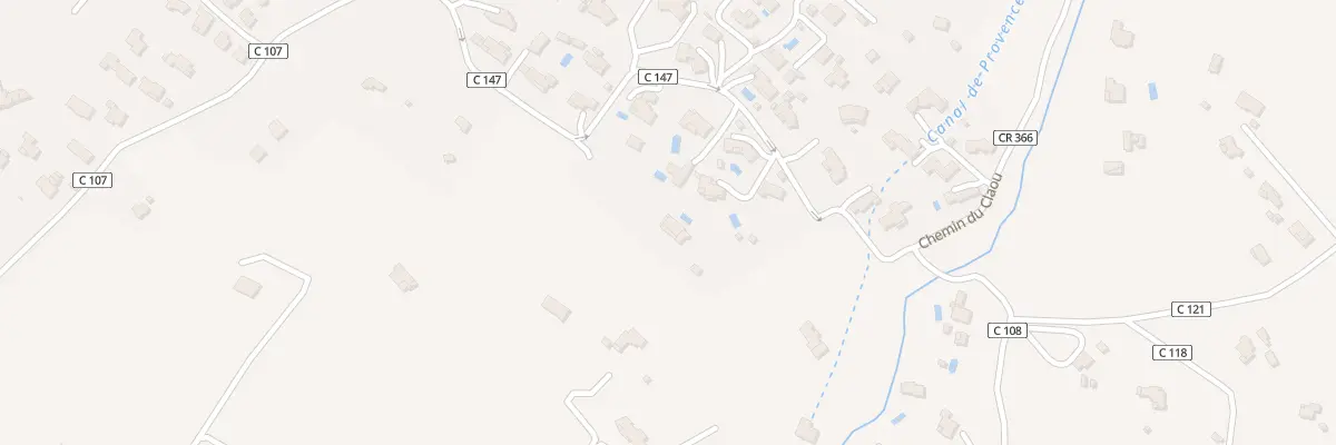 Plan du 200 Che Car des Escouradières au Beausset