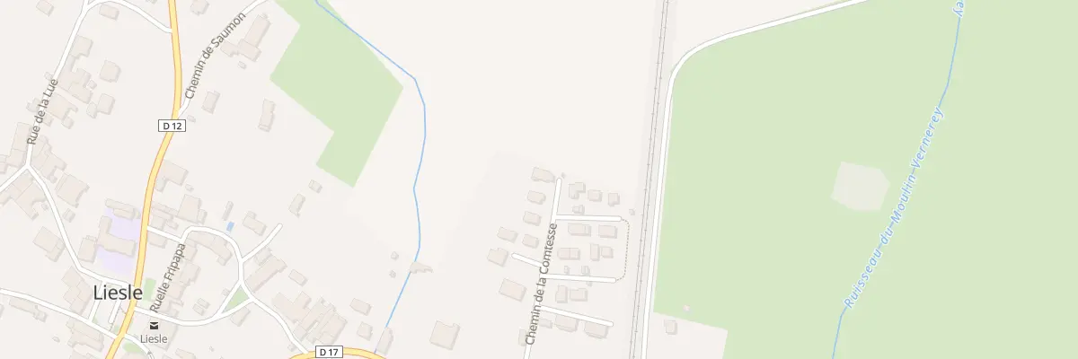 Plan du 9 Che de la Comtesse à Liesle