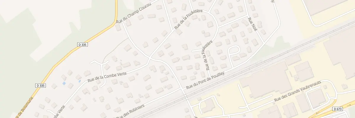 Plan du 33 Rue de la Combe Verte à Saint-Vit