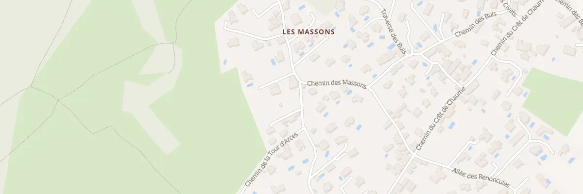 Plan du 319 Che de la Tour d’Arces à Saint-Ismier