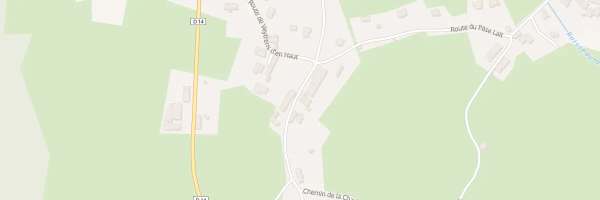Plan du 132 Rte de chez les Métral à Bassy