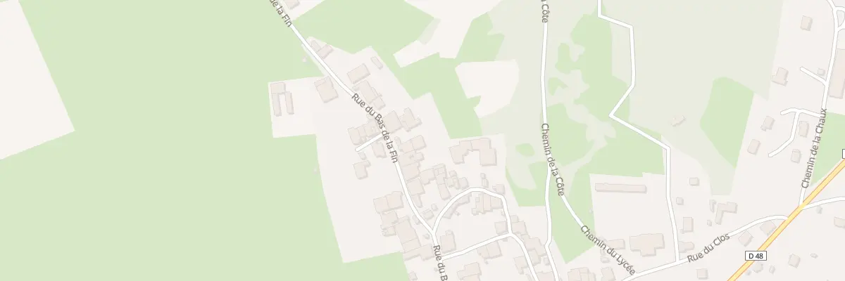 Plan du 20B Rue du Bas de la Fin à Port-Lesney