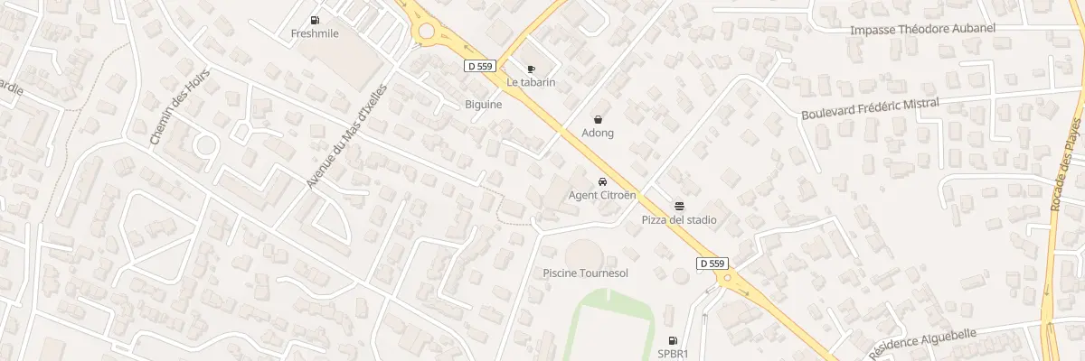 Plan du 1257B Av Bucarin à Six-Fours-les-Plages