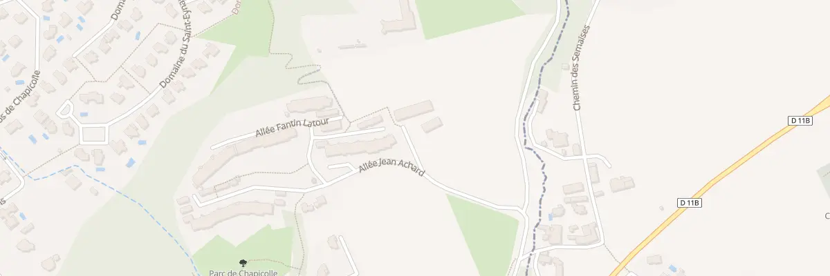 Plan du 193 All Jean Achard à Montbonnot-Saint-Martin