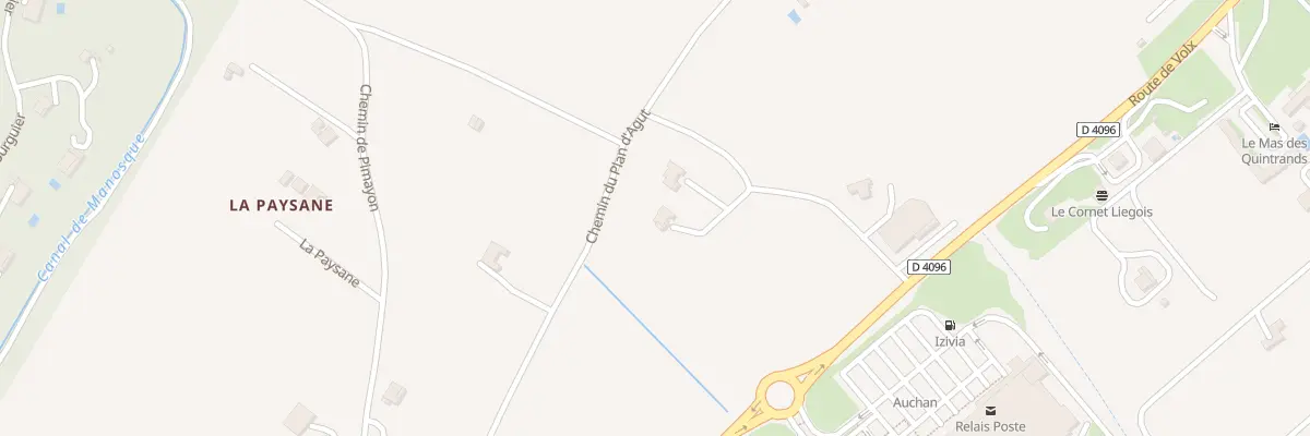Plan du 470B Che du Plan d’Agut à Manosque