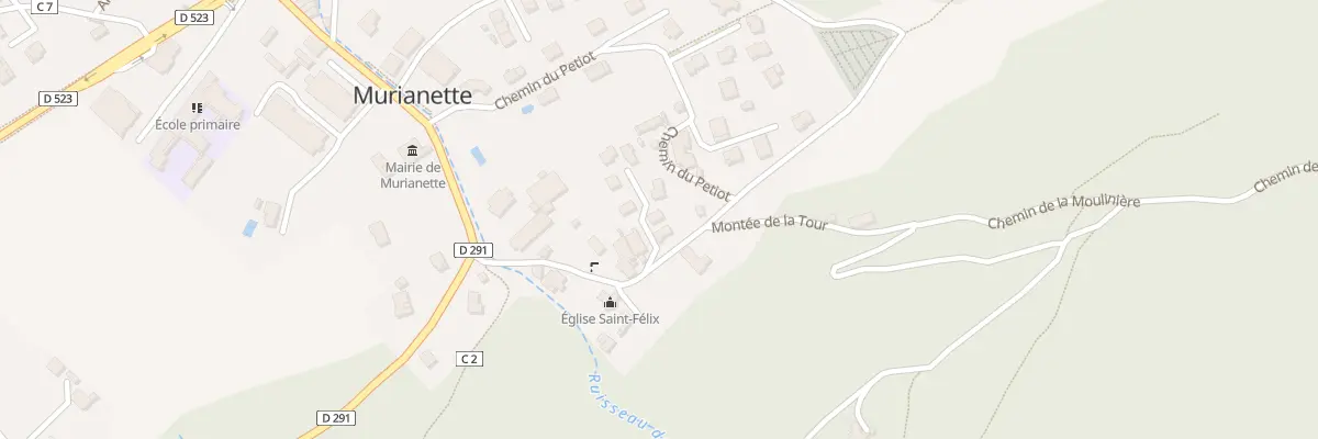 Plan du 241 Che de l’Église à Murianette