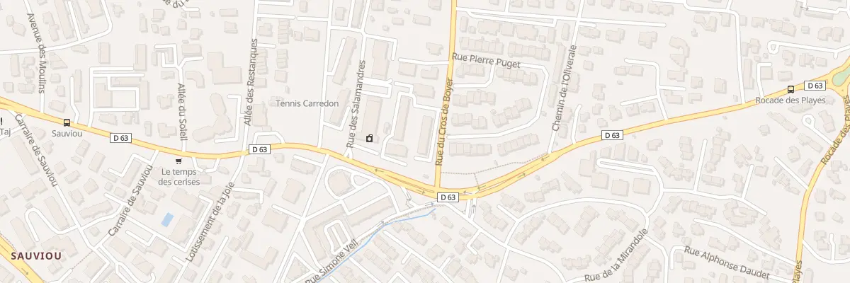 Plan du 83 Rue du Cros de Boyer à Six-Fours-les-Plages