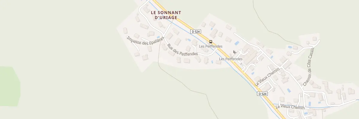 Plan du 113 Rue des Peiffendes à Saint-Martin-d’Uriage