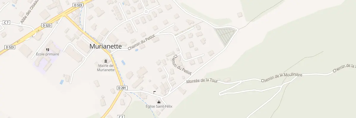 Plan du 355 Che du Petiot à Murianette