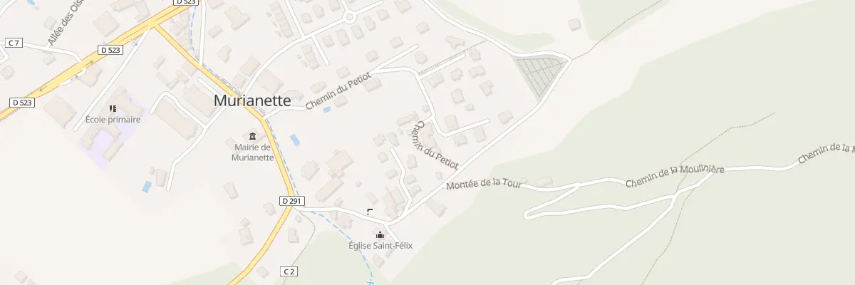 Plan du 375 Che du Petiot à Murianette
