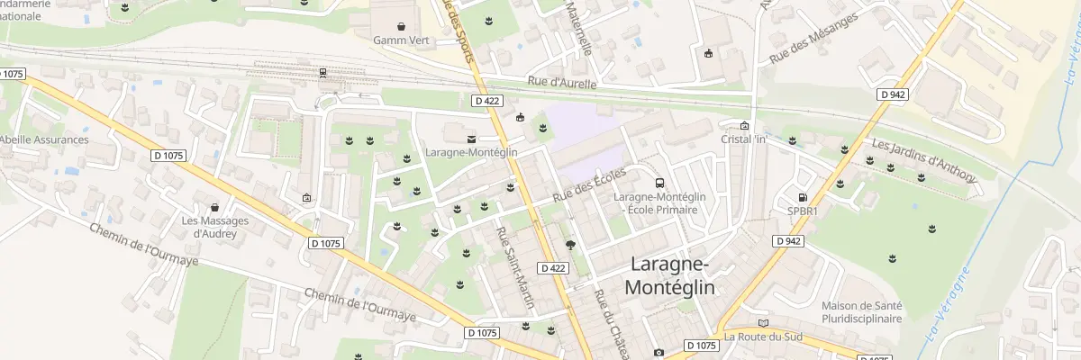 Plan du 7 Rue Alfred Bertrand à Laragne-Montéglin