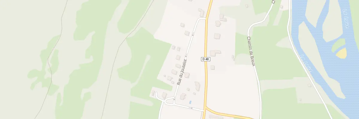 Plan du 10 Rue du Joutelot à Port-Lesney