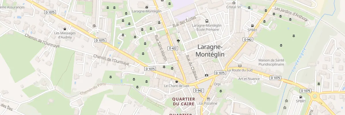 Plan du 1 Av Arthur Audibert à Laragne-Montéglin