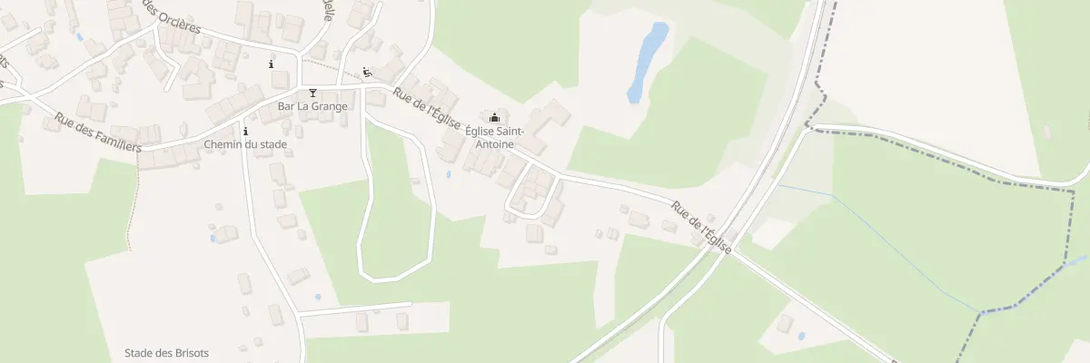 Plan du 16 Rue de l’Eglise à Aiglepierre
