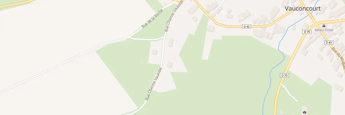 Plan du 6 Rue Charme Vaulotte à Vauconcourt-Nervezain