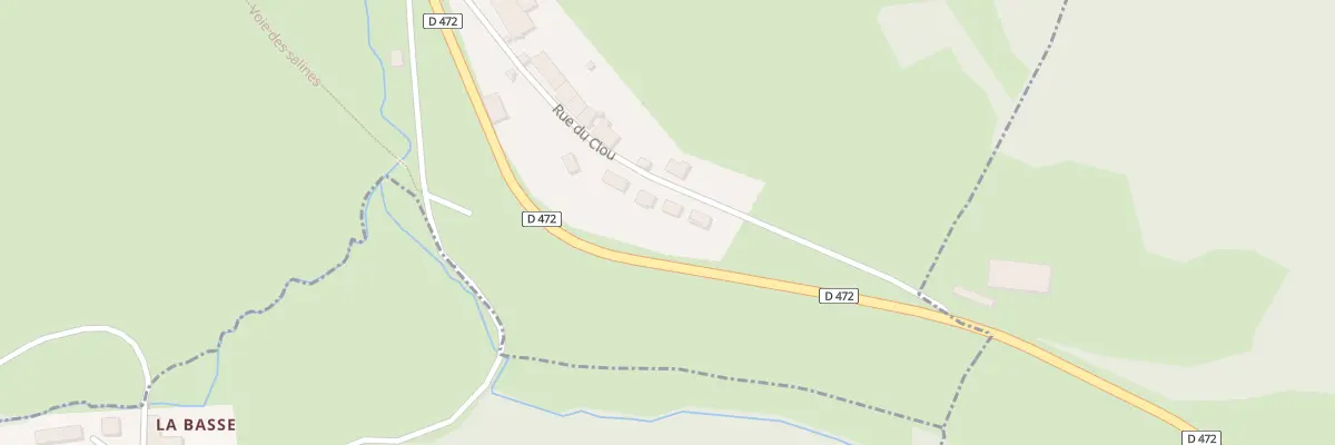 Plan du 28 Rue du Clou à Pagnoz