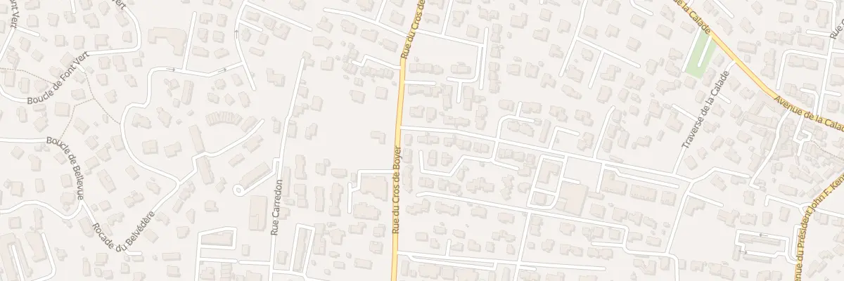 Plan du 348 Rue du Cros de Boyer à Six-Fours-les-Plages