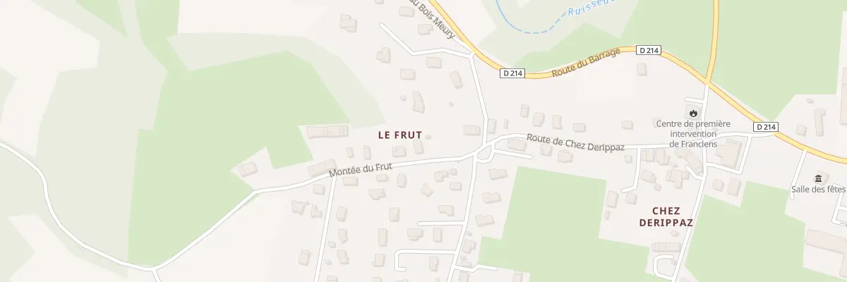 Plan du 76 Mte du Frut à Franclens