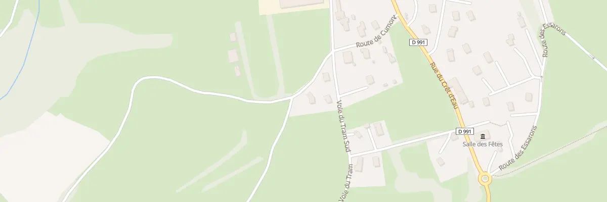 Plan du 5155 Broillat à Confort