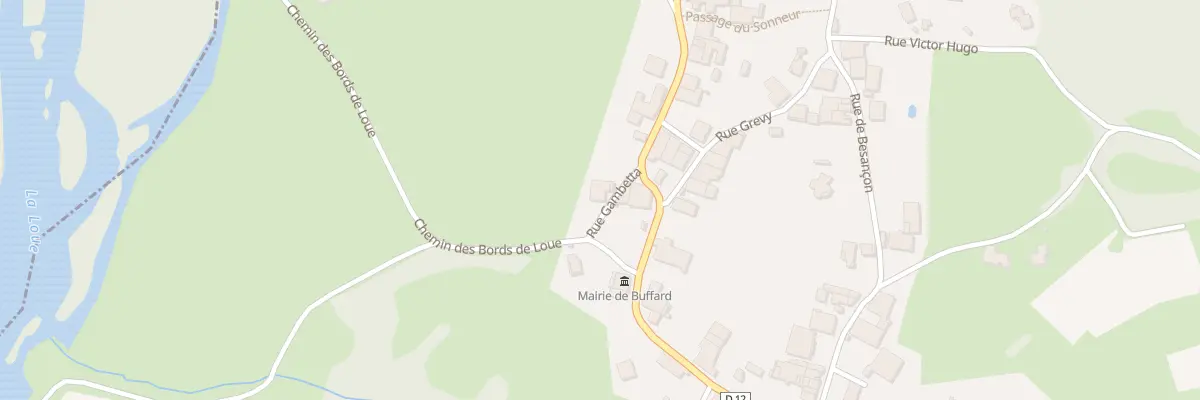 Plan du 2 Rue Gambetta à Buffard
