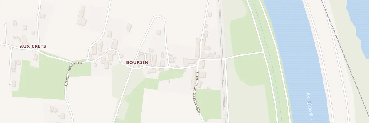 Plan du 38 Che du Soufflet à Anglefort