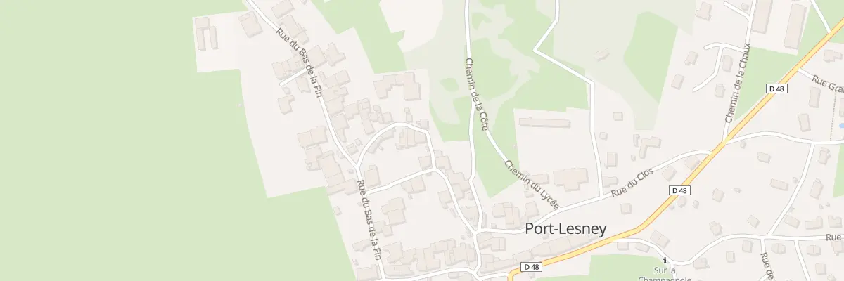 Plan du 7 Rue du Coin du Four à Port-Lesney