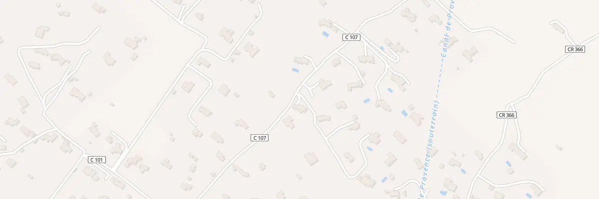Plan du 1080 Che de Baro Nuecho au Beausset