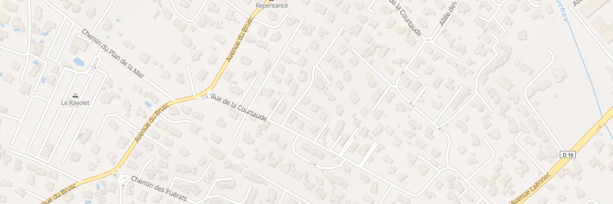 Plan du 392 Rue de la Courtaude à Six-Fours-les-Plages