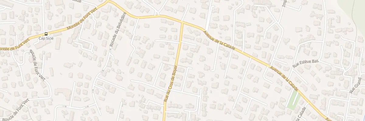 Plan du 628 Rue du Cros de Boyer à Six-Fours-les-Plages