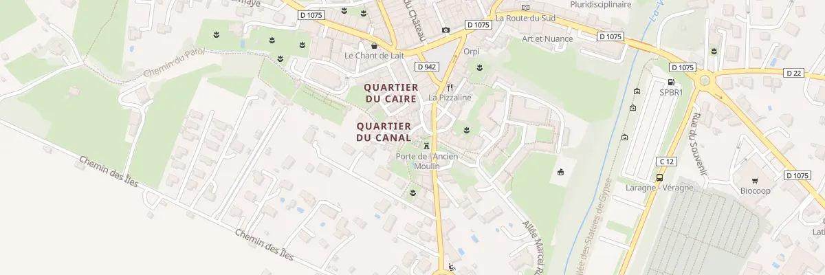 Plan du 13 Rue du Canal à Laragne-Montéglin