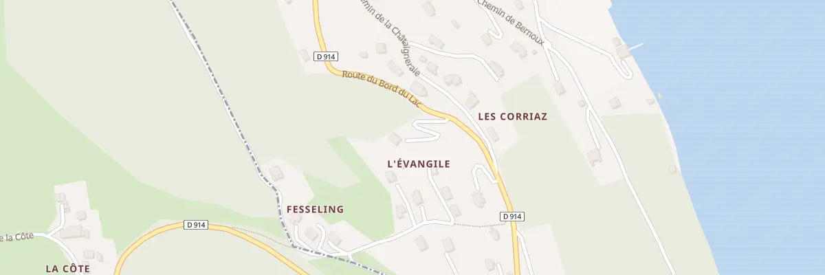 Plan du 2630 Rte du Bord du Lac à Conjux