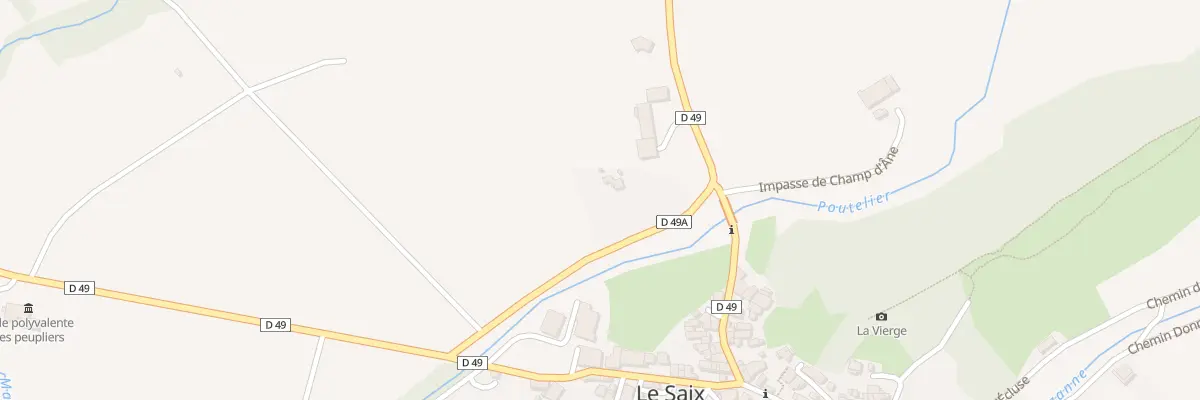 Plan du 5084 Le Vernet au Saix