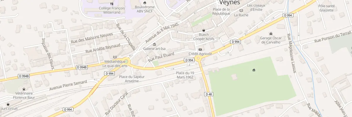 Plan du 21 Rue Paul Eluard à Veynes