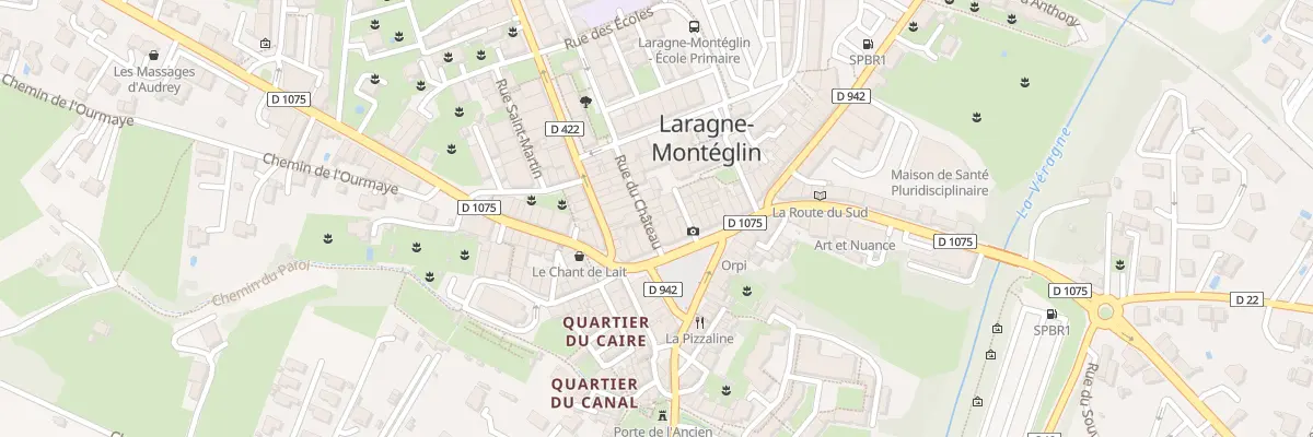 Plan du 2 Rue du Château à Laragne-Montéglin