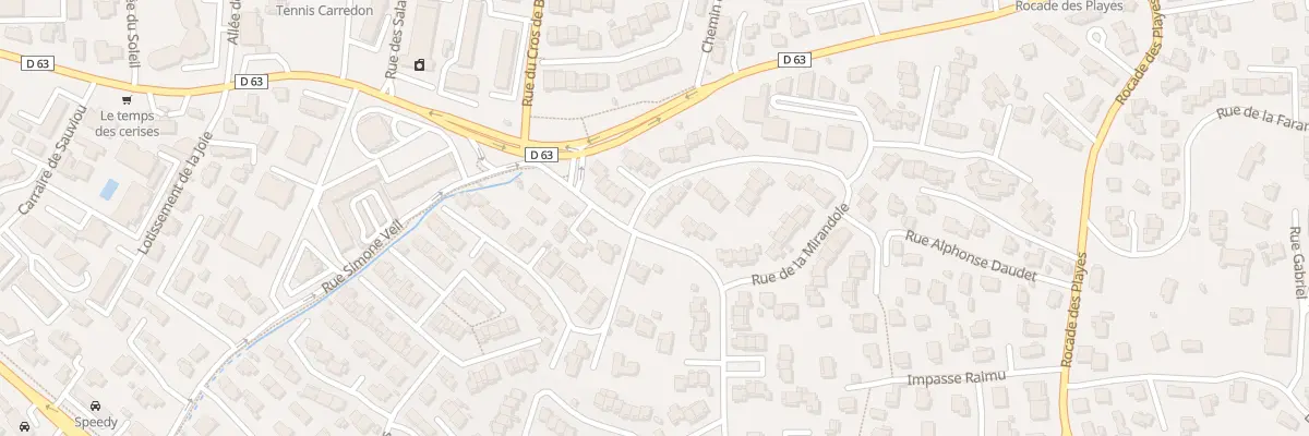 Plan du 252 Av de la Mirandole à Six-Fours-les-Plages