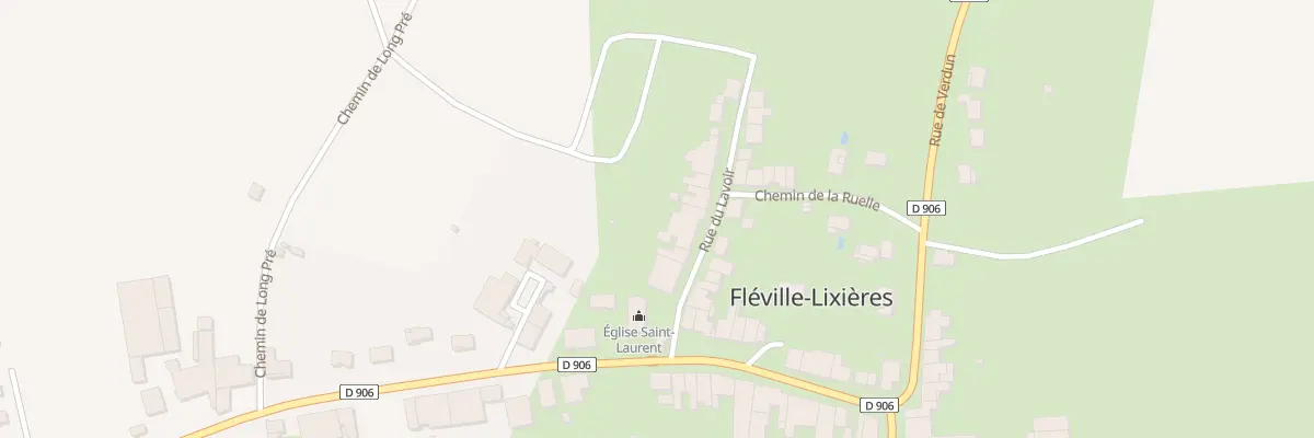Plan du 4 Rue du Lavoir à Fléville-Lixières
