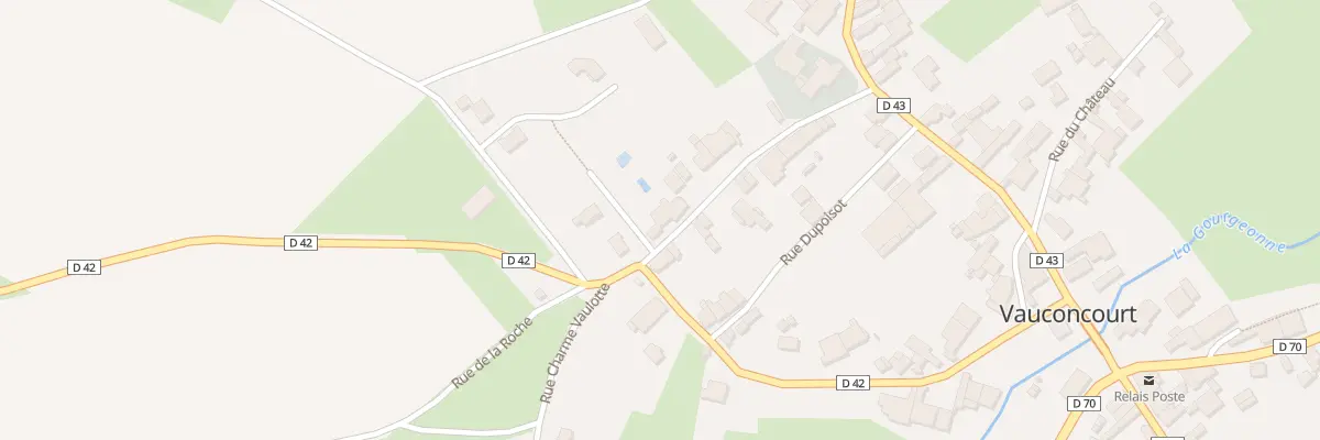 Plan du 11 Rue Vinot à Vauconcourt-Nervezain