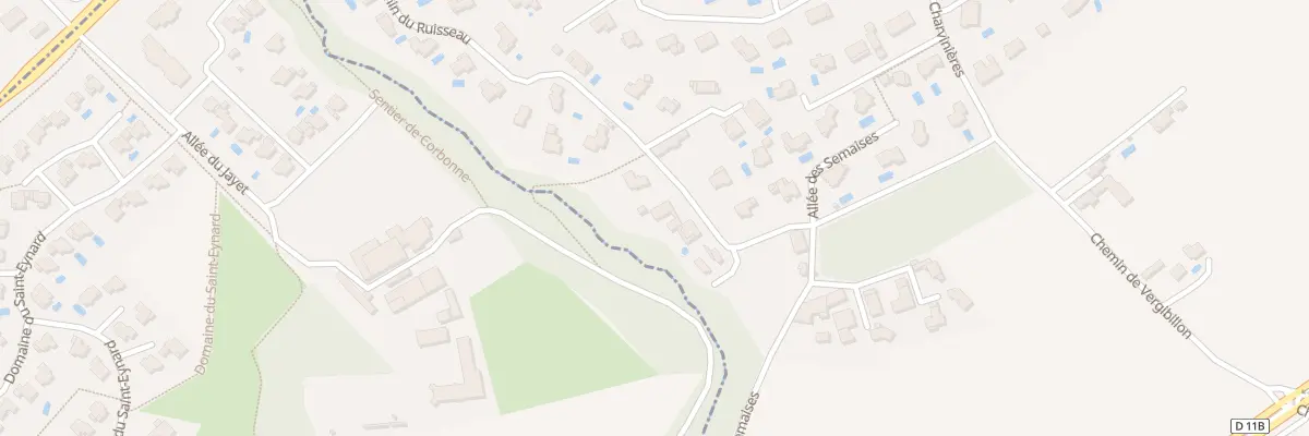 Plan du 79 Che du Ruisseau à Saint-Ismier